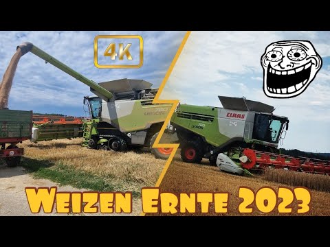 CLAAS LEXION 780 Terra Trac Mähdrescher - Weizen Ernte 2023 - wheat harvest 2023