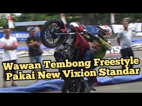 ALL NEW VIXION R BAR BAR WAWAN TEMBONG FREESTYLE DI YAMAHA CUP RACE SOLO
