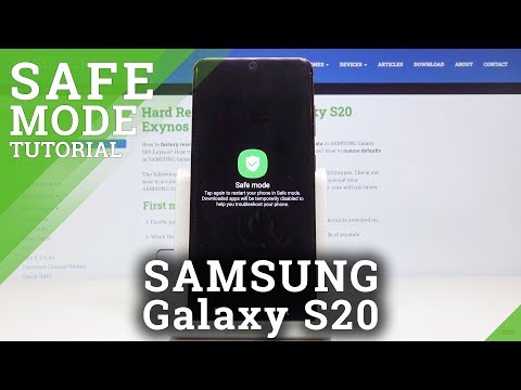 How to Open & Use Safe Mode on Samsung Galaxy S20 –  Exit Safe Mode