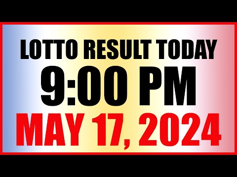 Lotto Result Today 9pm Draw May 17, 2024 Swertres Ez2 Pcso