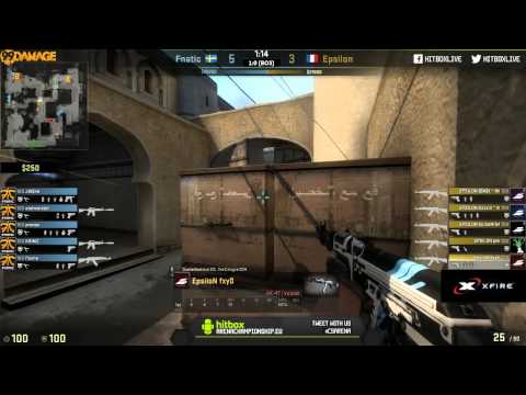 Epsilon vs. fnatic | UB Finale, Hitbox CS:GO Arena Championship #3 | (de_dust2) Map 2