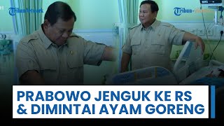 Prabowo Jenguk Siswa SD yang Ditabrak Mobil Van Putih hingga Dirawat di ICU, Dimintai Ayam Goreng