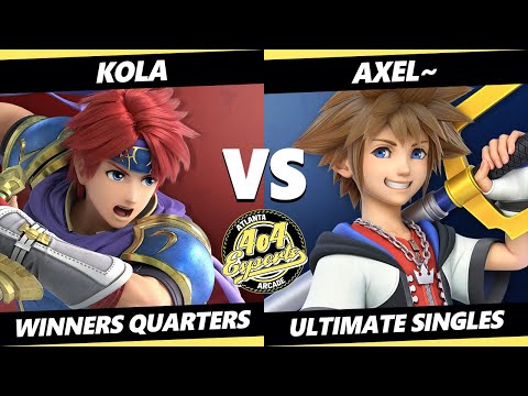 4o4 Smash Night 36 Winners Quarters - Kola (Roy, Cloud) Vs. Axel~ (Sora) SSBU Ultimate Tournament