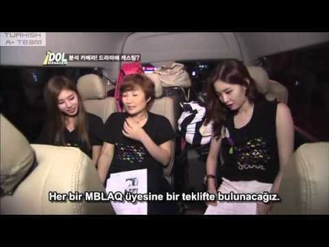 [120824] MBLAQ Idol Manager Ep.2 Part 2 [Türkçe Altyazılı / Turkish Subtitle]