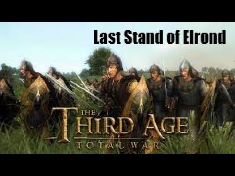 EPIC! Last Stand of the Elves - Third Age Total War Battle (High Elves vs. Mordor) Massive Battle