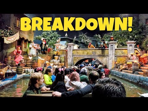 パイレーツ・オブ・カリビアンの故障と避難 - ディズニーランド (Pirates of the Caribbean Breakdown & Evacuation - Disneyland)