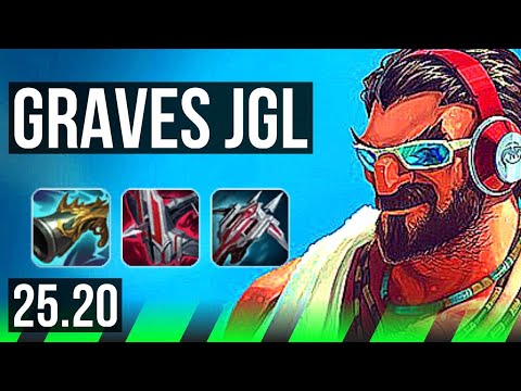 GRAVES vs MASTER YI (JGL) | 6k comeback, 47k DMG, 20/4/10, Godlike | NA Master | 25.20