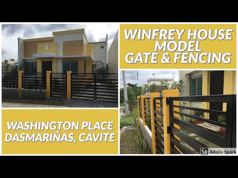 WINFREY HOUSE MODEL GATE & FENCING | Washington Place Dasmariñas, Cavite