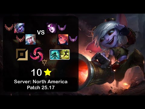 Tristana ADC + Janna vs Morgana + Zoe - NA GrandMaster - Patch 25.17