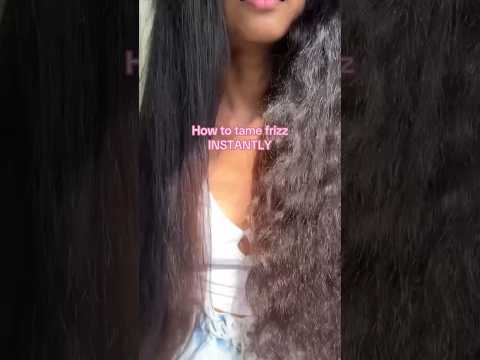 INSTANTLY TAME FRIZZY CURLY HAIR💫#cocoandeve #curlyhair #curlyhairtutorial #naturalhair #dryhair