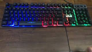 Lvl up keyboard color change vid