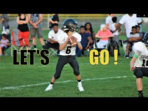 13 Year Old 7th Grade HFL Quarterback (QB) Matt Meacham 2018 Football Highlights!