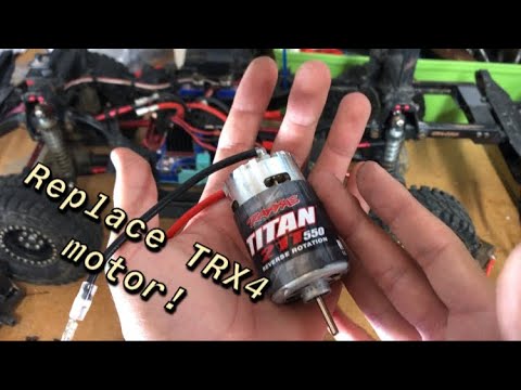How to replace a Traxxas TRX-4 motor