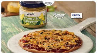 Mexican Pizza With Veeba Salsa and Cheese & Jalapeno Dip | Awesome Sauce India
