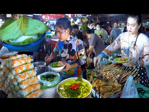 Many Kinds Of Yummy Breakfast @ Central Market - Rice Noodle with Fish Soup, Snail Porridge, & More