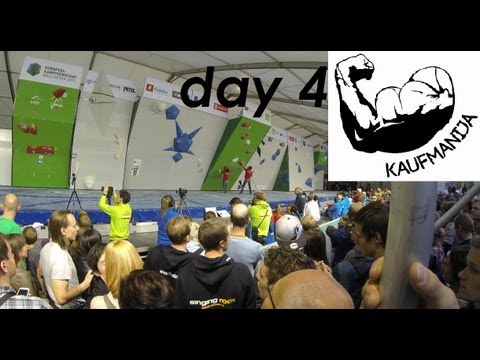 LTU climbing team in European Bouldering Championship 2013