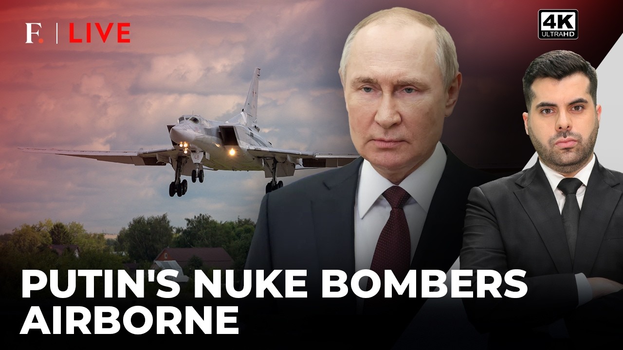 Russia Flies Nuclear-Capable Bombers Over Baltic Sea With Su-35 Escorts | Firstpost Live | 4K