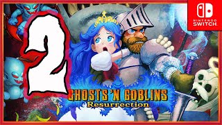 Ghosts &#39;n Goblins Resurrection Part 2 Crystalline City of Death (Nintendo Switch) co-op Gameplay!