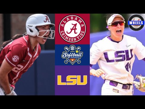 #9 Alabama vs #8 LSU (CRAZY!) | SEC Tournament Elimination Game | 2024 College Softball Highlights