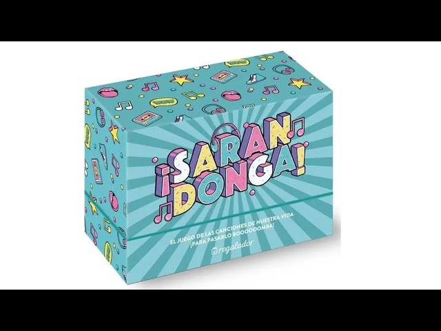 Vídeo relacionado con Juegos de Mesa de Música SARANDONGA | Juego de cartas musical de pruebas | Canta, tararea e imita | Juega en Familia y con Amigos | Una idea de Hellofun! | 4-12 Jugs. | Duración: 30 min | +14