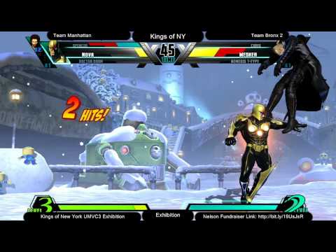 UMVC3 Kings of New York Exhibition - Team Manhattan vs Team Bronx 2