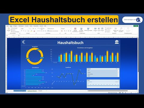 Excel Haushaltsbuch - Vorlage Haushaltsbuch selbst erstellen - Übersicht Einnahmen und Ausgaben