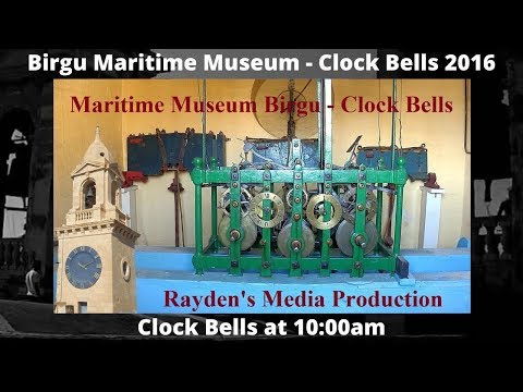 Qniepen ta' l-Arloġġ (2016 - 10:00am) - Birgu Mużew Marittimu - Żjara Kulturali - 3 Qniepen