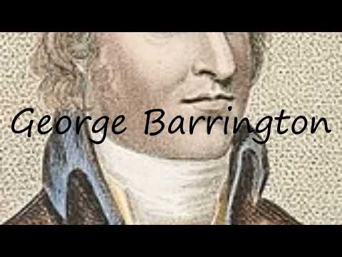 How to pronounce George Barrington in English?