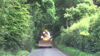Ditch Cleaning Machine Narrow Road Scotland