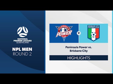 NPL Men R2 - Peninsula Power vs. Brisbane City Highlights