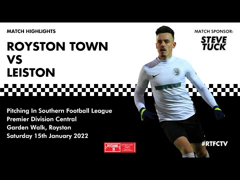CROWS LOSE LATE ON TO LEISTON - ROYSTON TOWN vs LEISTON - HIGHLIGHTS