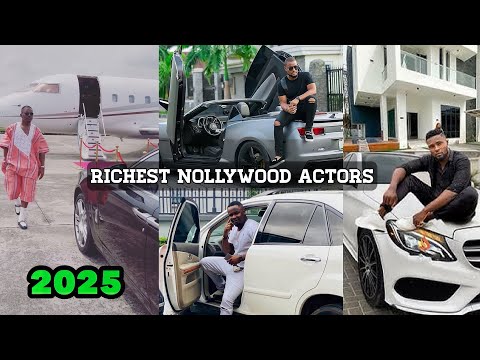 Top 10 Richest Nollywood Actors 2025 Their Net Worth , Cars And Houses.