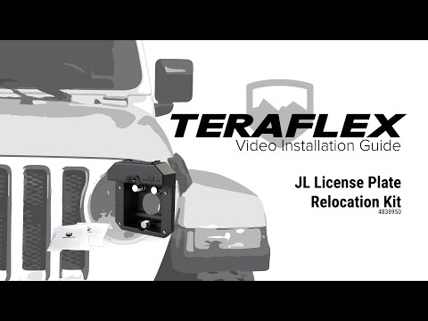 JL: License Plate Relocation Kit Install | TeraFlex