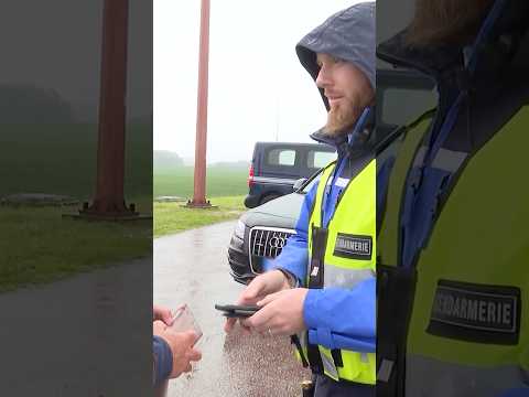 Pas question qu'il reparte après ça ! #shorts #gendarmerie #controle