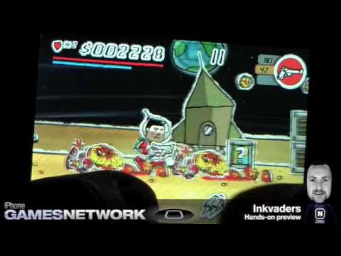 inkvaders hands-on for iPhone