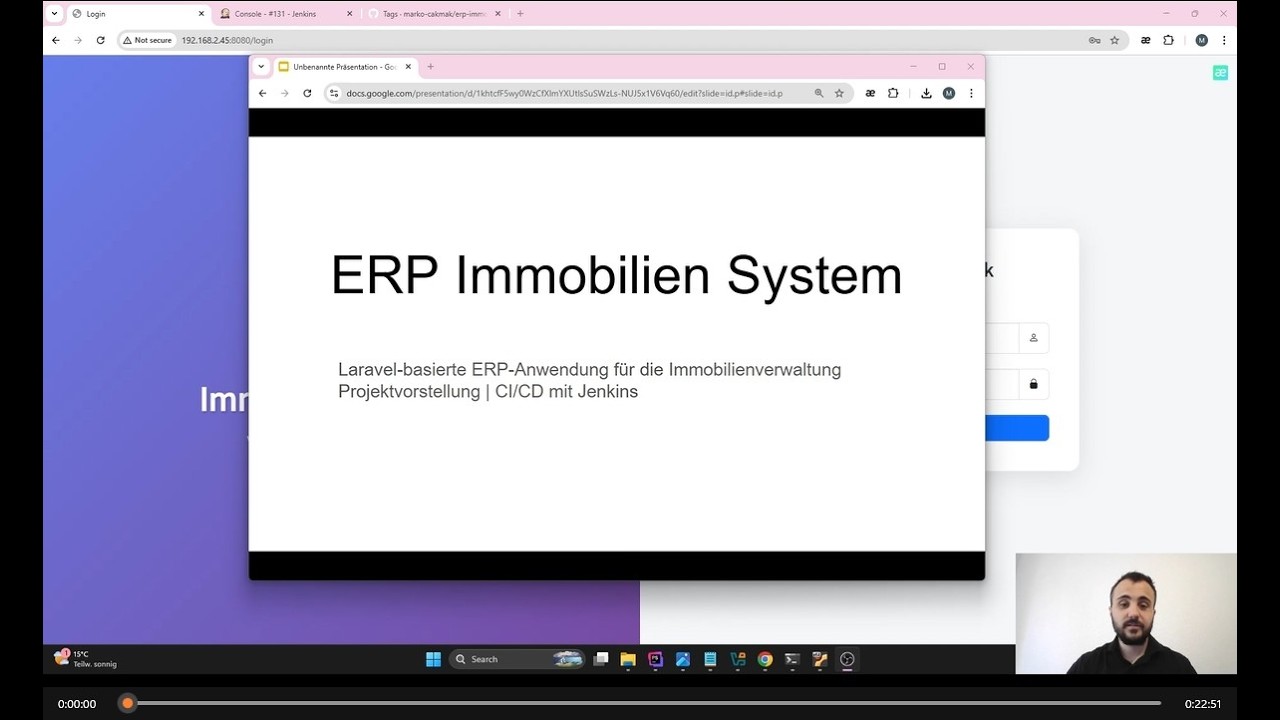 Immobilien ERP mit CI/CD-Integration