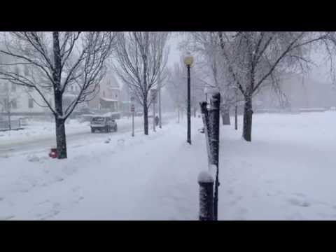 Lovely Winter Scenes in Malden Massachusetts