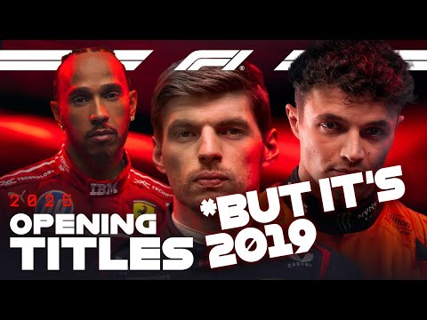 F1 2025 Intro but it's the 2018/2019 music