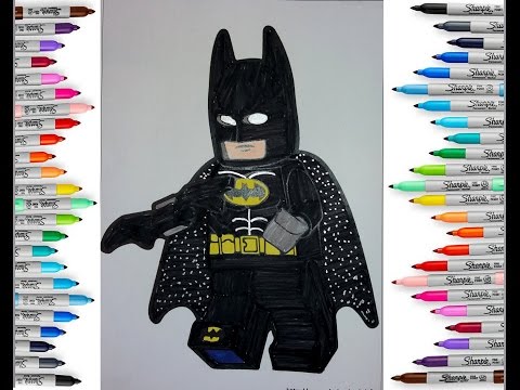 LEGO BATMAN Coloring Book Pages For Kids Learn to Color