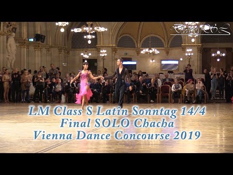 Vienna Dance Concourse 2019 - LM S Latin Solo Chacha Final - 14 April 2019