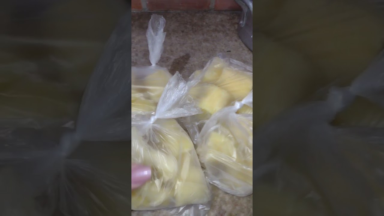 Dica MARAVILHOSA, de Como congelar e usar o aipim (mandioca) depois de cozido!