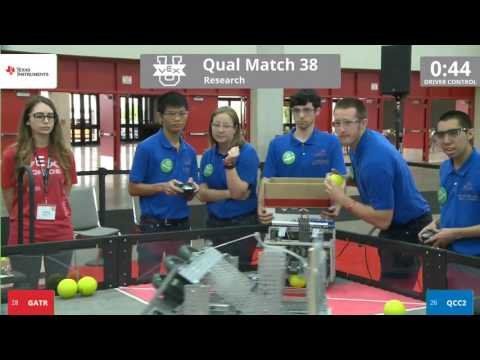 VEX Worlds 2016 - VEX U - Research - Qual 38 (GATR) 80 vs 253 (QCC2)