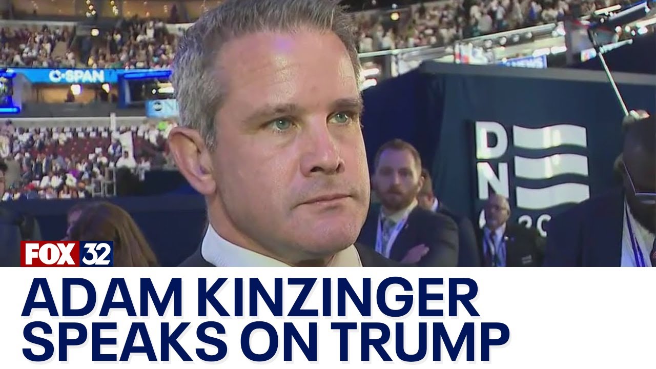 'It's insane': Adam Kinzinger weighs in on Trump, supporting Kamala