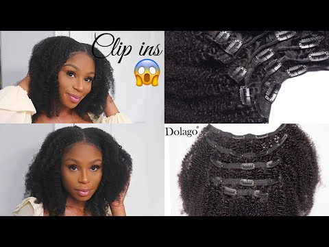 HOW TO INSTALL KINKY CURLY CLIP INS | $50 Type 4...