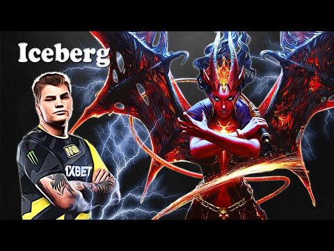 Iceberg - Queen of Pain Midlane | Dota 2 7.28b Gameplay