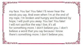 Close Your Eyes - Burdened By Hope Lyrics