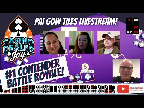 Pai Gow Tiles For Fun Livestream - BATTLE ROYALE! - CASINO DEALER