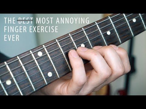 The best FINGER EXERCISE ever. (Try at own risk...)