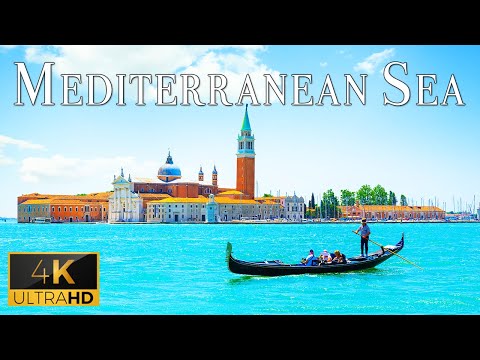 FLYING OVER MEDITERRANEAN (4K UHD) - Piano Music Along With Beautiful Nature Film To Relax Lately