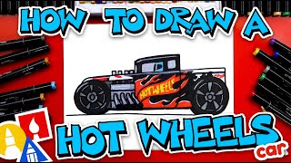 How To Draw A Hot Wheels Car Bone Shaker